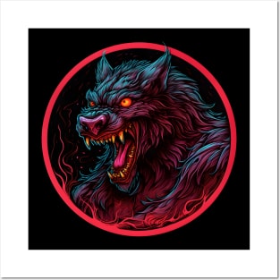 Bloody Werewolf Posters and Art